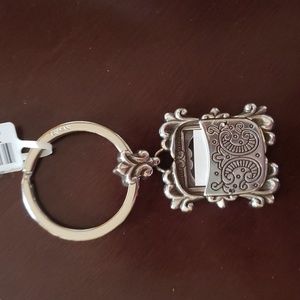 Brighton Silver Photo Picture Keychain.